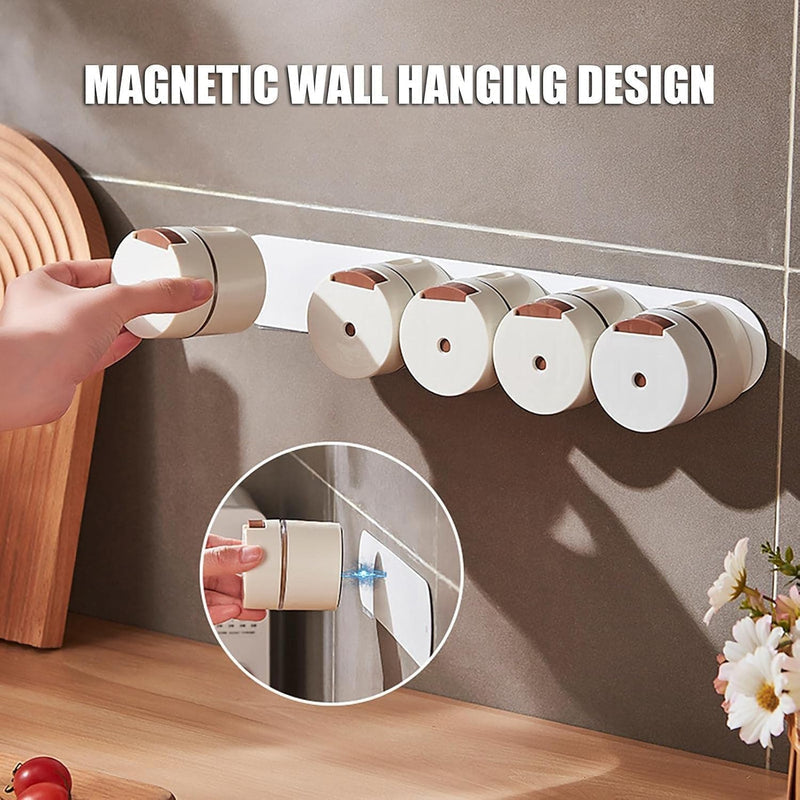 Under-Cabinet Spice Organizer - magnetic wall hanging design