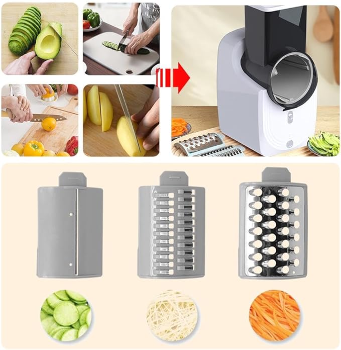 Vegetable cutter cheese grater blade