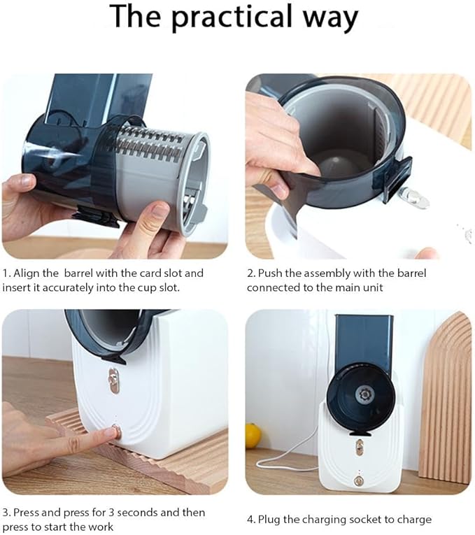 Vegetable cutter cyclone cutting demo