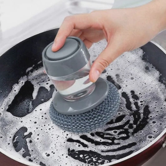 Liquid Adding Pot Washing Brush
